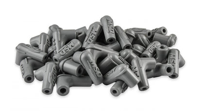 Boots, 90 Degree Logo Spark Plug, Gray Silicone 50Ea Spark Plug Boots, 90 Degree With Logo, Gray Silicone 50Ea MSD Ignition-2