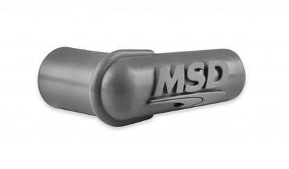 Boots, 90 Degree Logo Spark Plug, Gray Silicone 50Ea Spark Plug Boots, 90 Degree With Logo, Gray Silicone 50Ea MSD Ignition-3