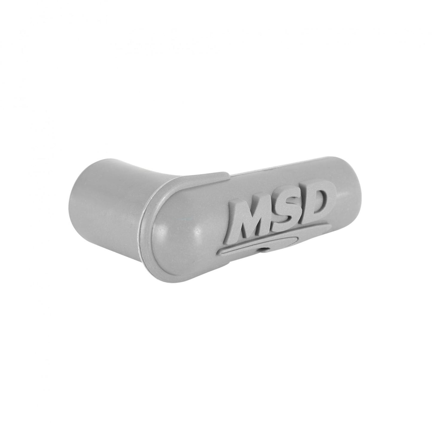 90 Degree Spark Plug Boot, Gray Silicone, 100Each 100 Qty 90 Degree Gray Silicone Spark Plug Boots MSD Ignition