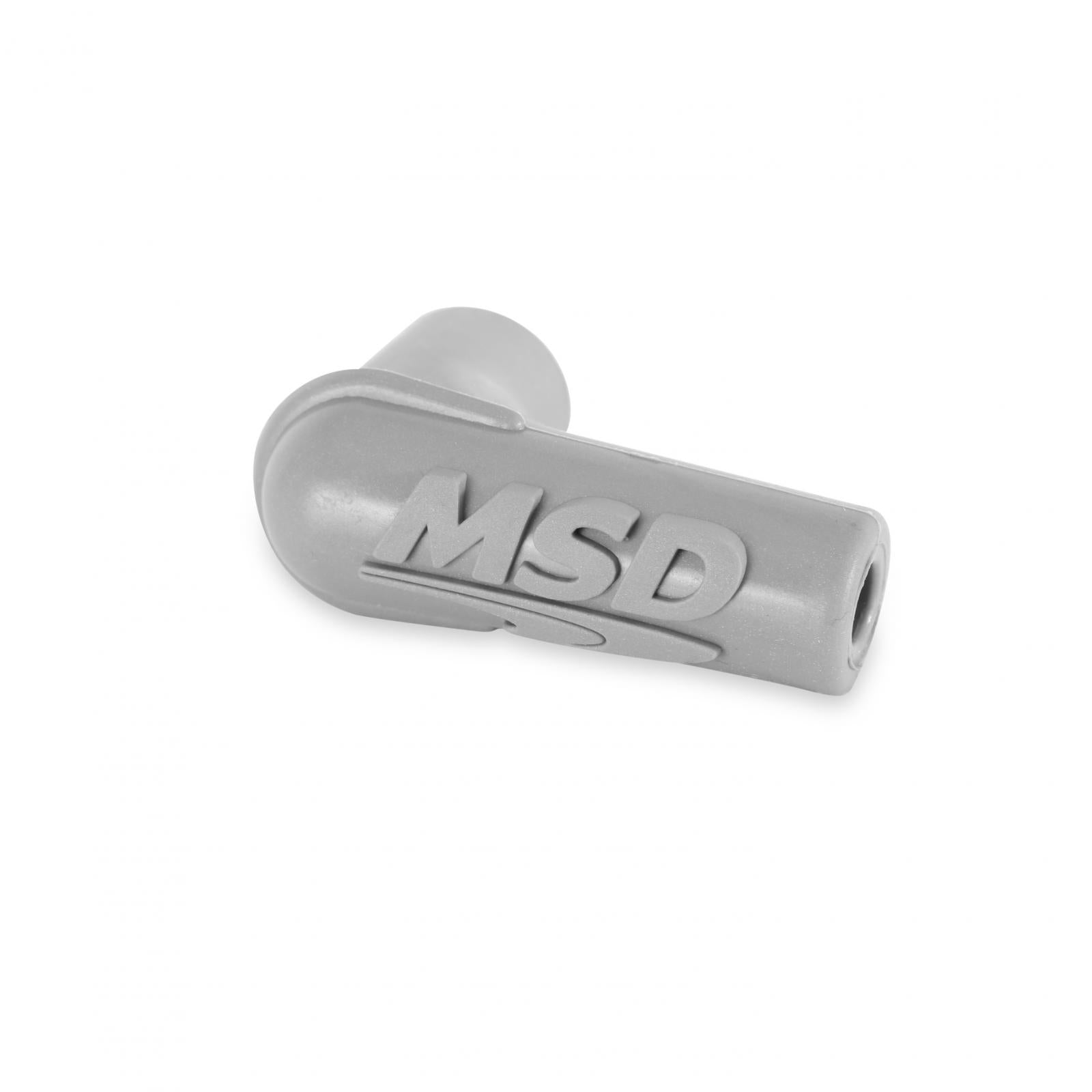 90 Degree Spark Plug Boot, Gray Silicone, 100Each 100 Qty 90 Degree Gray Silicone Spark Plug Boots MSD Ignition-3