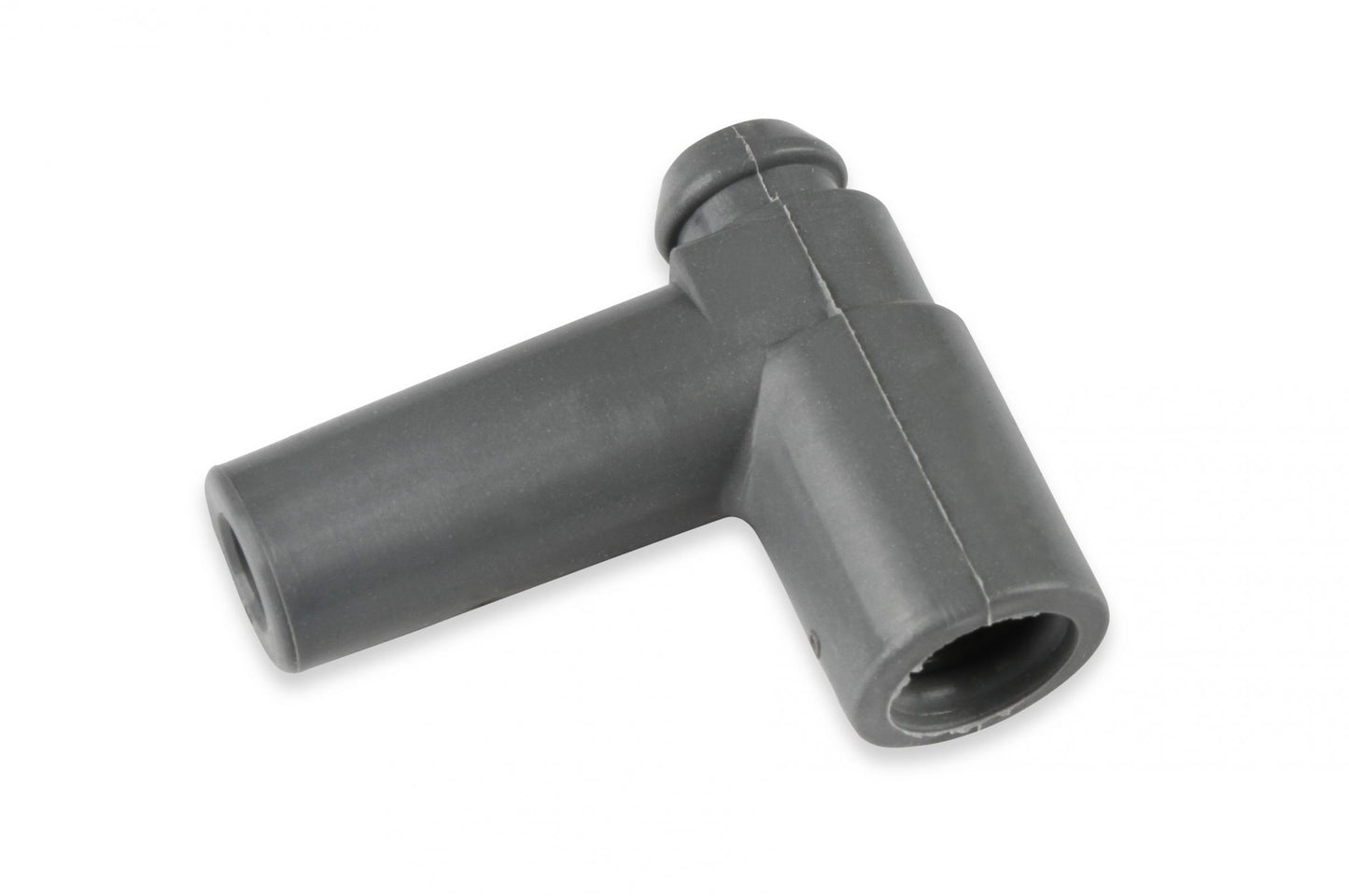 Boots, 90 Degree Nipple, GM Hei, 50Ea Spark Plug Boots, 90 Degree With GM Hei Nipple, Gray Silicone, 50Ea MSD Ignition-7