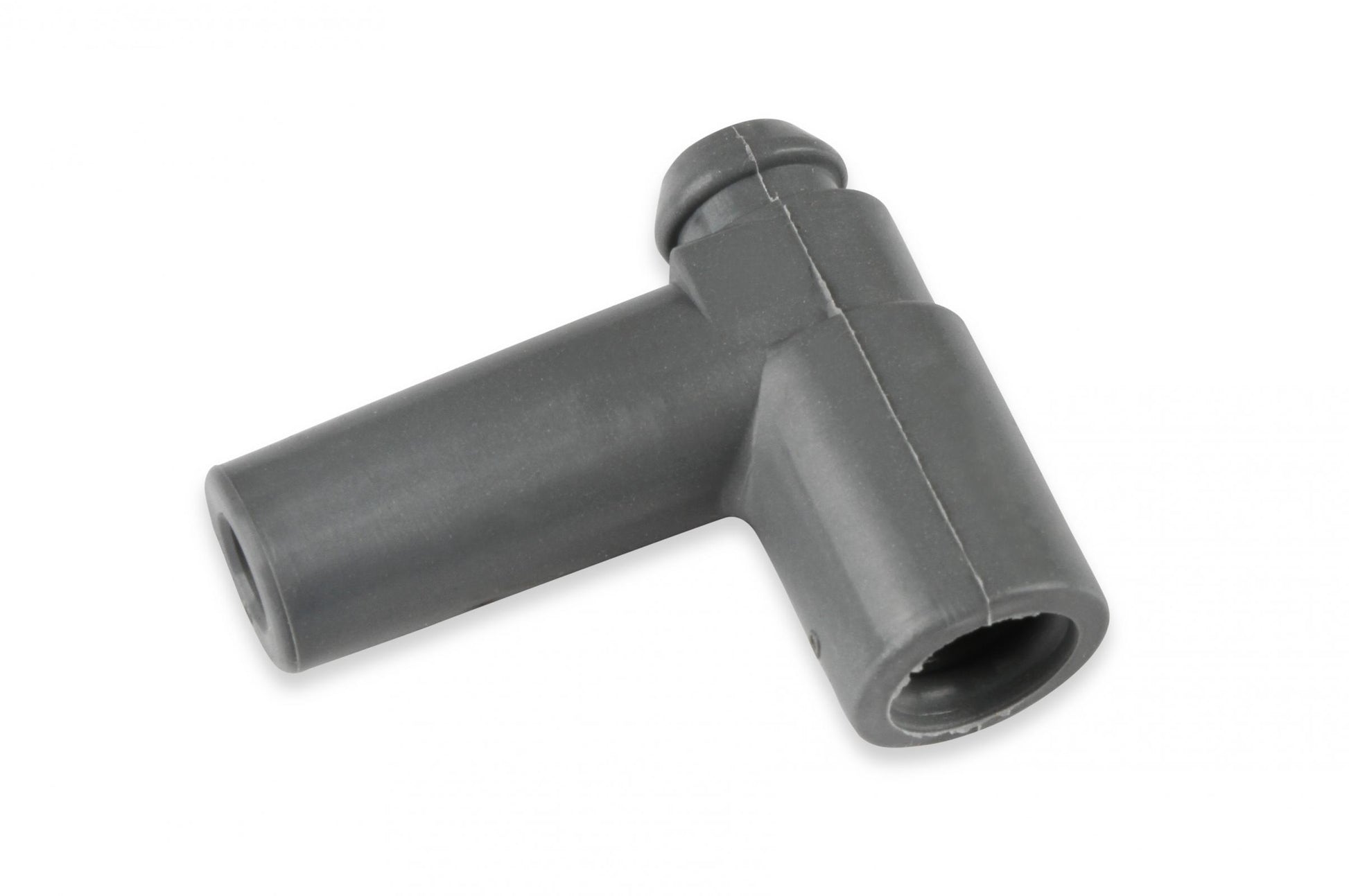 Boots, 90 Degree Nipple, GM Hei, 50Ea Spark Plug Boots, 90 Degree With GM Hei Nipple, Gray Silicone, 50Ea MSD Ignition-7