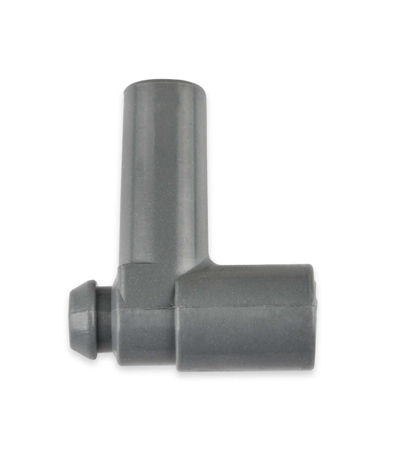 Boots, 90 Degree Nipple, GM Hei, 50Ea Spark Plug Boots, 90 Degree With GM Hei Nipple, Gray Silicone, 50Ea MSD Ignition-9