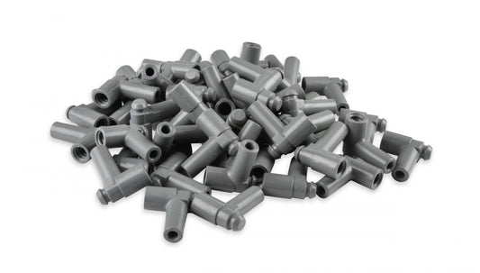 Boots, Straight, Logo Gray Silicone, 50Ea Spark Plug Boots, Straight/Multi-Angle, With Logo Gray Silicone, 50Ea MSD Ignition
