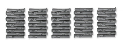 Boots, Straight, Logo Gray Silicone, 50Ea Spark Plug Boots, Straight/Multi-Angle, With Logo Gray Silicone, 50Ea MSD Ignition-4