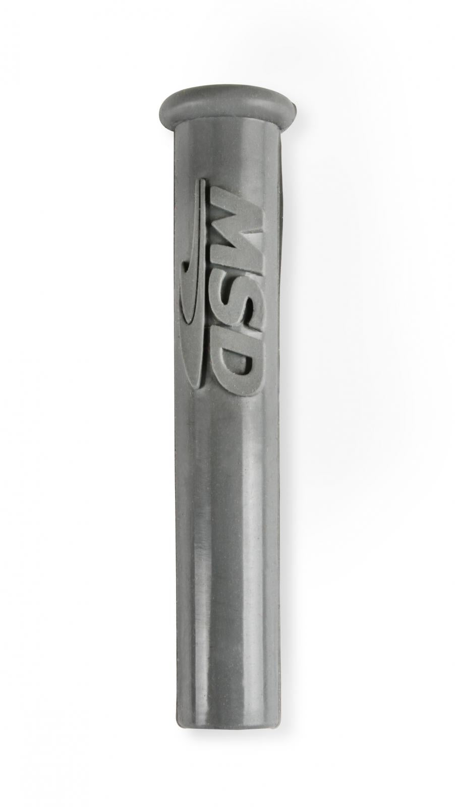 Boots, Straight, Logo Gray Silicone, 50Ea Spark Plug Boots, Straight/Multi-Angle, With Logo Gray Silicone, 50Ea MSD Ignition-7