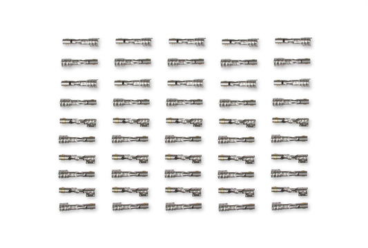 Terminals, Spark Plug Wire Straight/Multi-Angle Qty 50 Spark Plug Terminals, Straight Dual Crimp, Multi-Angle, Stainless Steel Qty 50 MSD Ignition-1
