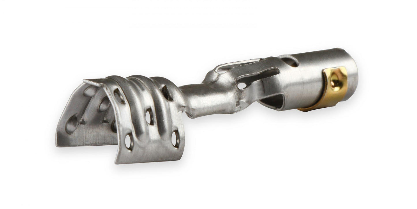 Terminals, Spark Plug Wire Straight/Multi-Angle Qty 50 Spark Plug Terminals, Straight Dual Crimp, Multi-Angle, Stainless Steel Qty 50 MSD Ignition-2