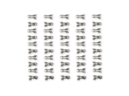 Terminals, Spark Plug Wire Straight/Multi-Angle Qty 50 Spark Plug Terminals, Straight Dual Crimp, Multi-Angle, Stainless Steel Qty 50 MSD Ignition-6