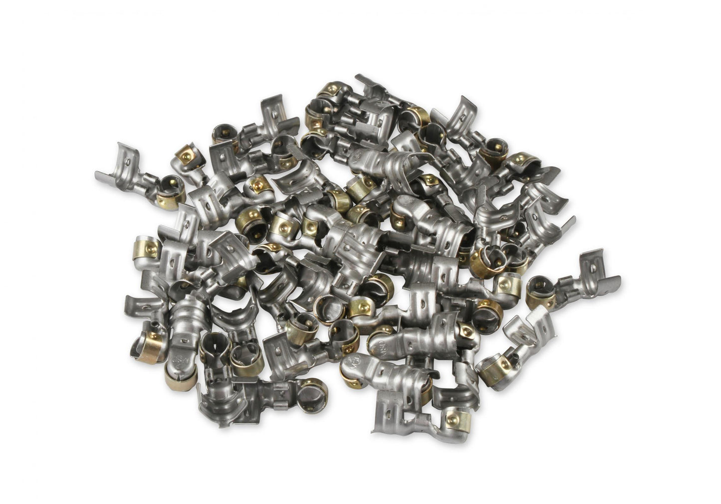 Terminals, Spark Plug Wire 90 Degree Qty 50 Spark Plug Terminals, 90 Degrees Dual Crimp, Stainless Steel Qty 50 MSD Ignition