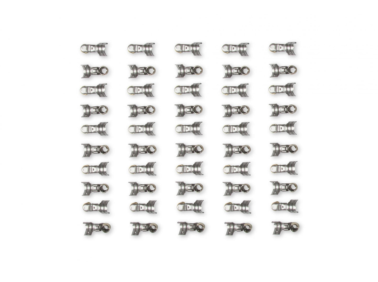 Terminals, Spark Plug Wire 90 Degree Qty 50 Spark Plug Terminals, 90 Degrees Dual Crimp, Stainless Steel Qty 50 MSD Ignition-1