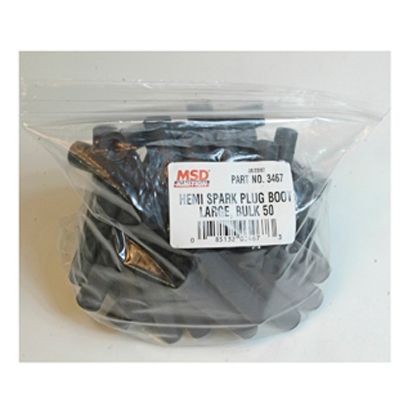 Hemi Spark Plug Boot, Bulk 50, For Hemi Tubes Boots Are Designed With Longevity In Mind. They Provide Excellent Heat Resistance As Well As Maximum Protection Against Spark Loss MSD Ignition-1