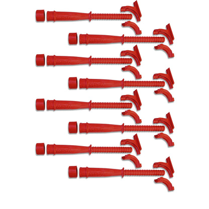 Hemi Tubes Set Of 8 Hemi Tubes, Elbows, End Caps And Screws, Black MSD Ignition