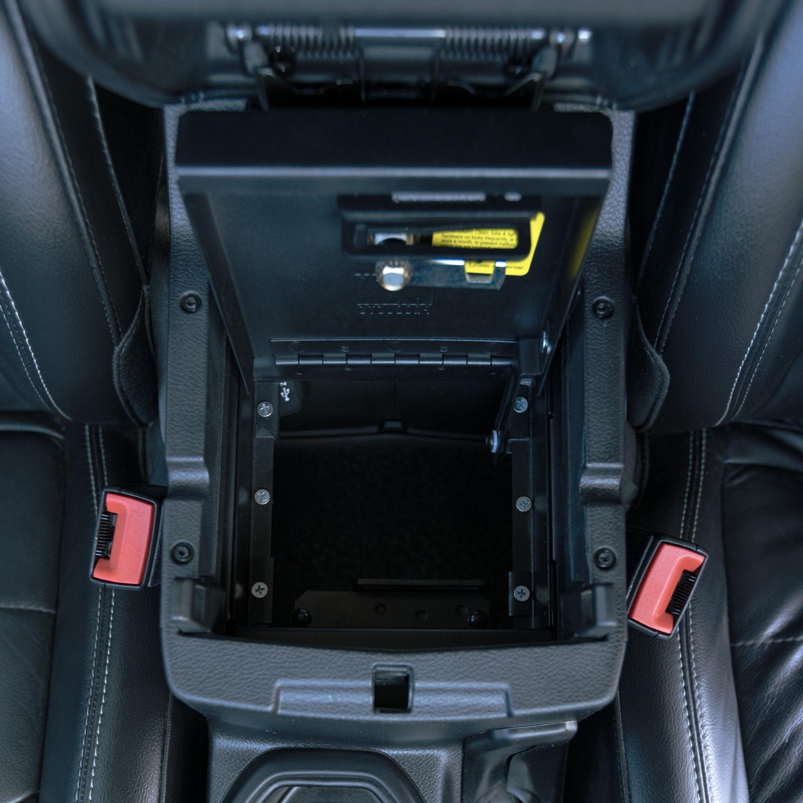 Console Safe - 20-23 Gladiator / 18-23 Wrangler JL w/ Factory Console Black Products Tuffy Security-1