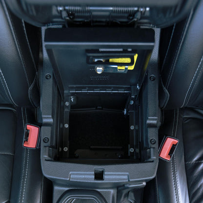 Console Safe - 20-23 Gladiator / 18-23 Wrangler JL w/ Factory Console Black Products Tuffy Security-1
