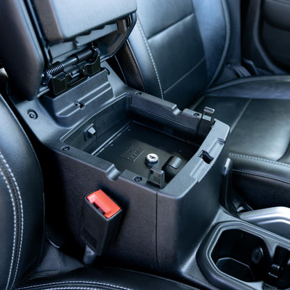 Console Safe - 20-23 Gladiator / 18-23 Wrangler JL w/ Factory Console Black Products Tuffy Security-5