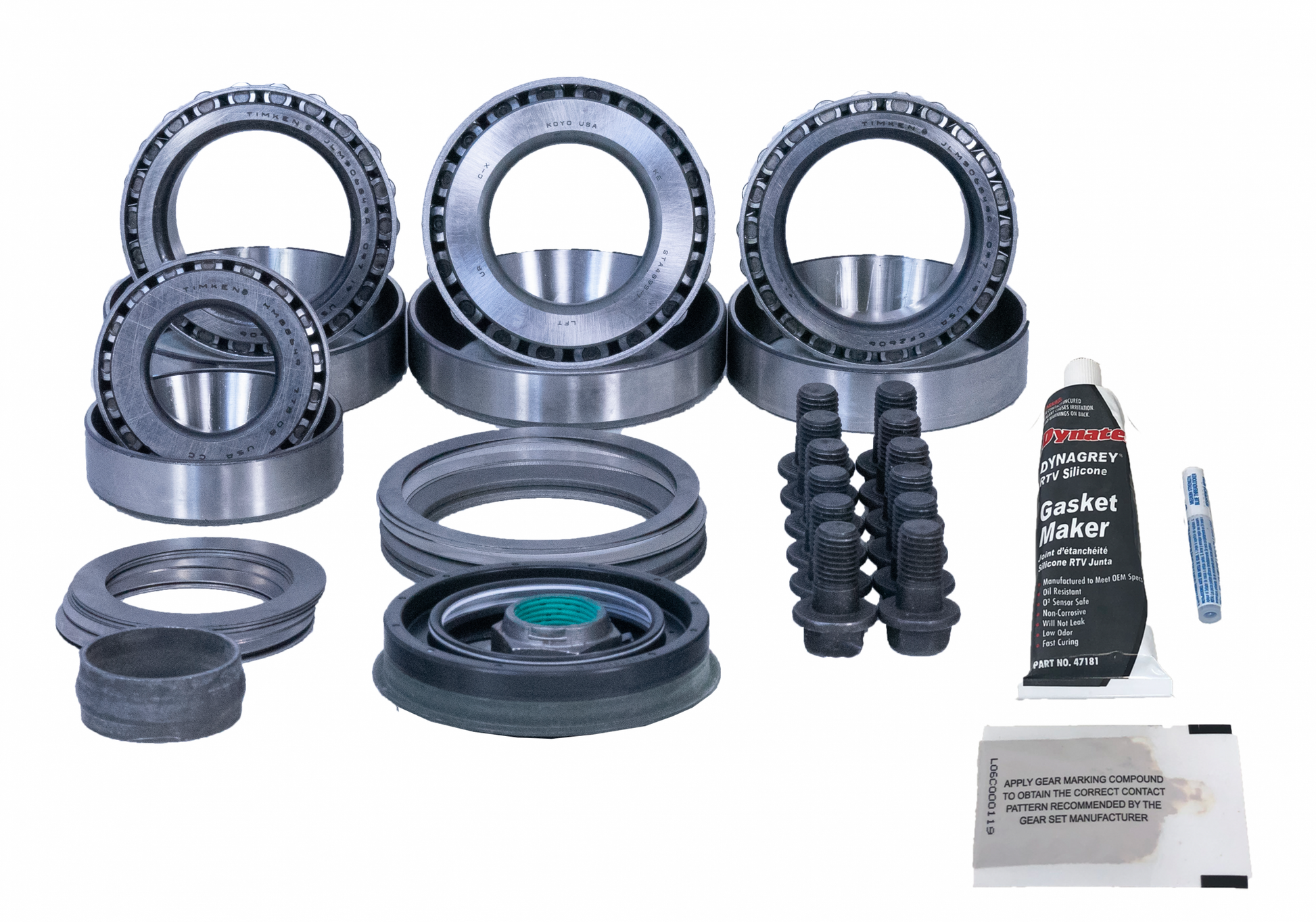 GM 12-Bolt 9.5 Inch 2014-18 Ring Pinion Master Install Kit Revolution Gear and Axle