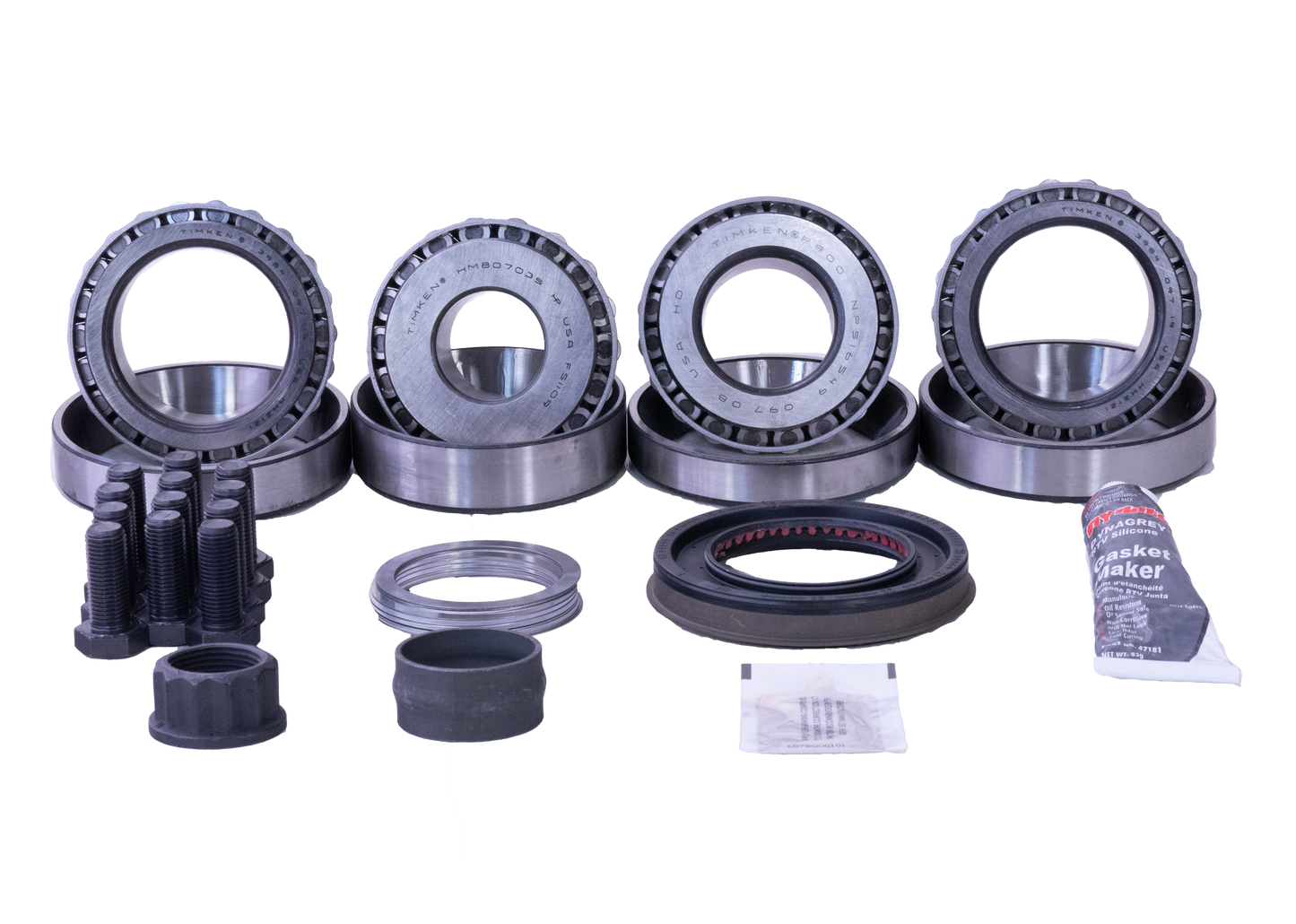 11.5 Inch Rear RAM 2014-18 Conversion Ring Pinion Master Install Kit Revolution Gear and Axle