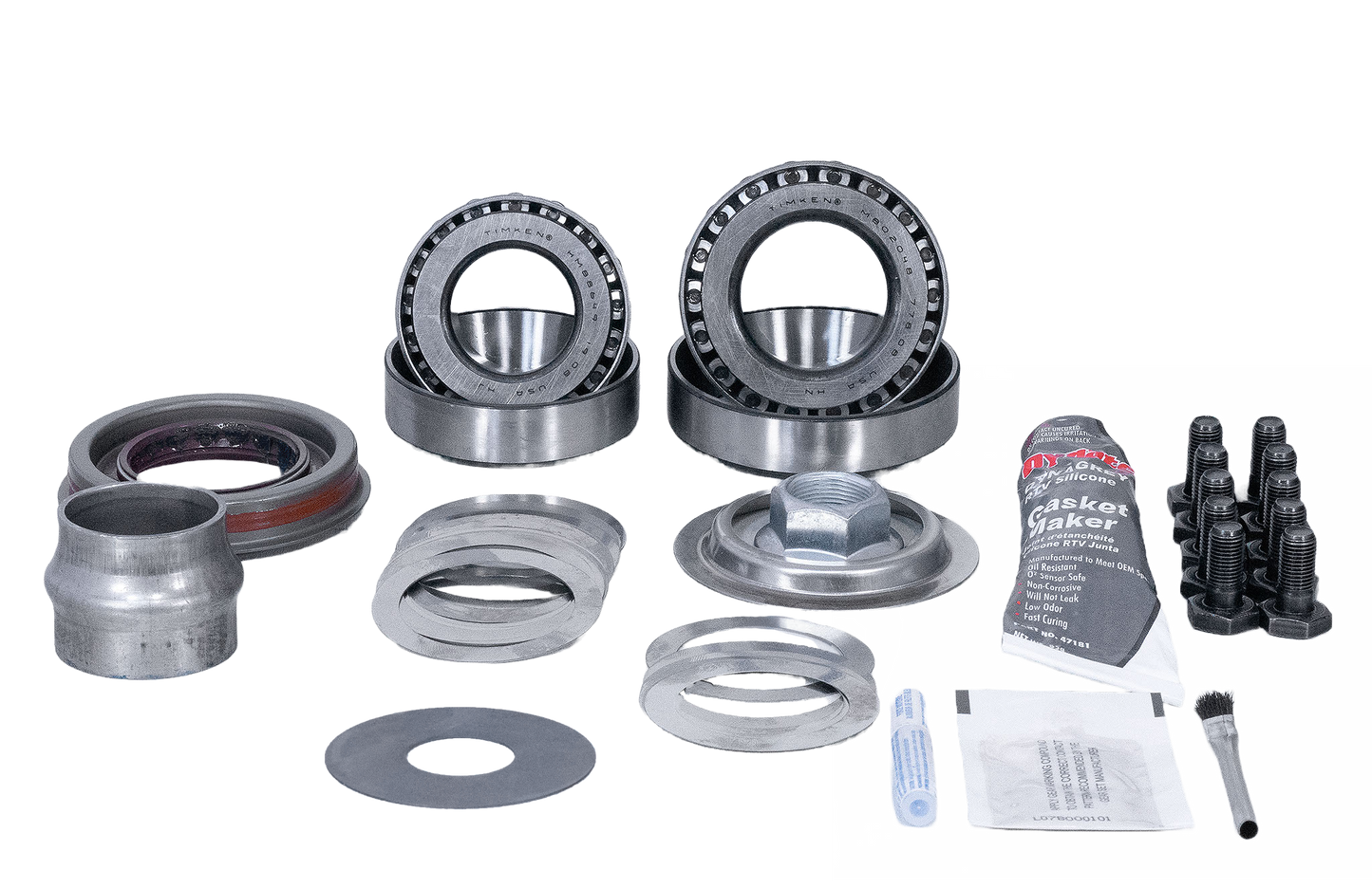 Dana 30 Front Jeep Wrangler JK Ring Pinion Bearing Kit Revolution Gear and Axle