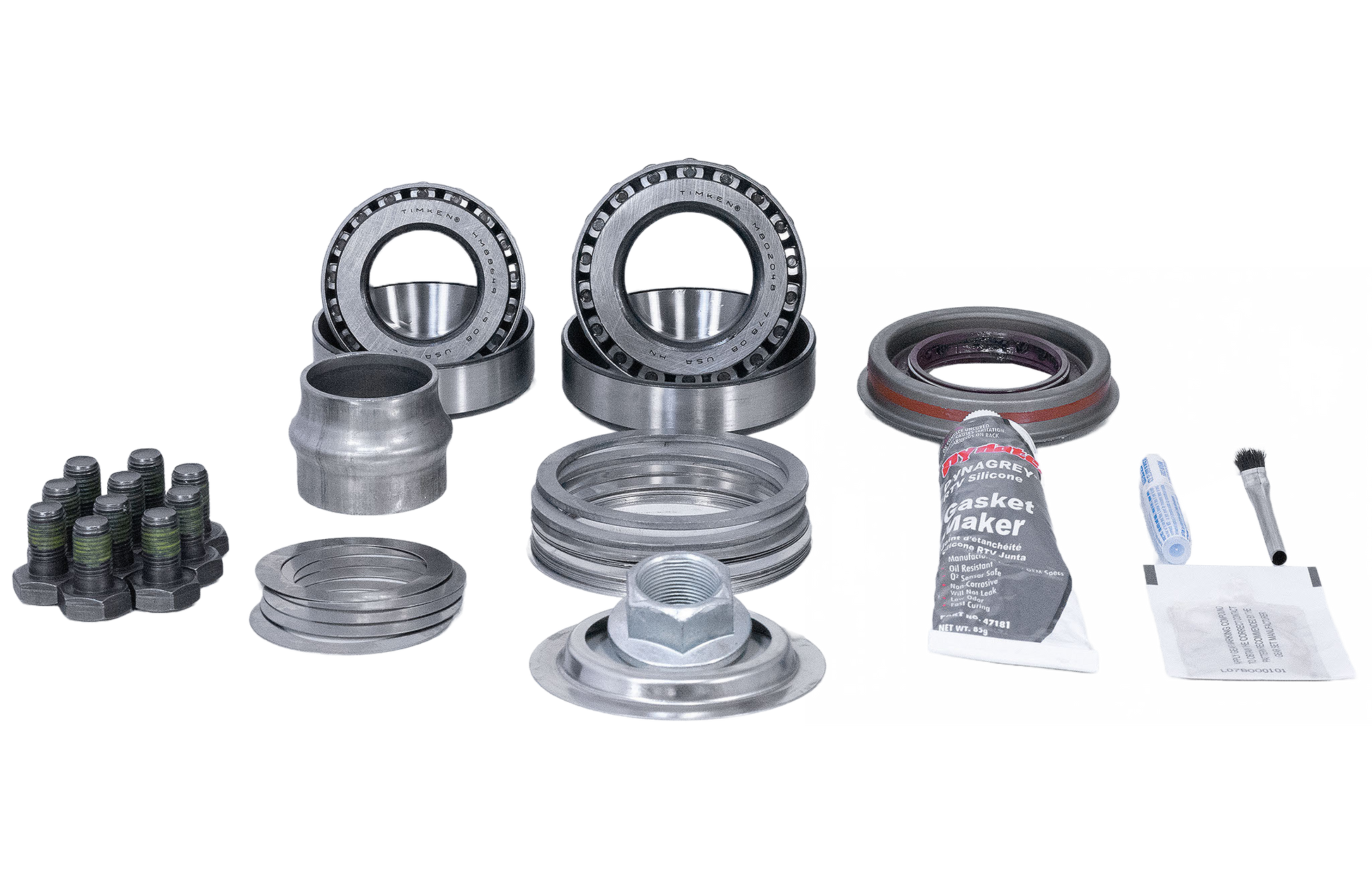 Dana 44 Front Jeep Wrangler JK Rubicon Ring Pinion Bearing Kit Revolution Gear and Axle