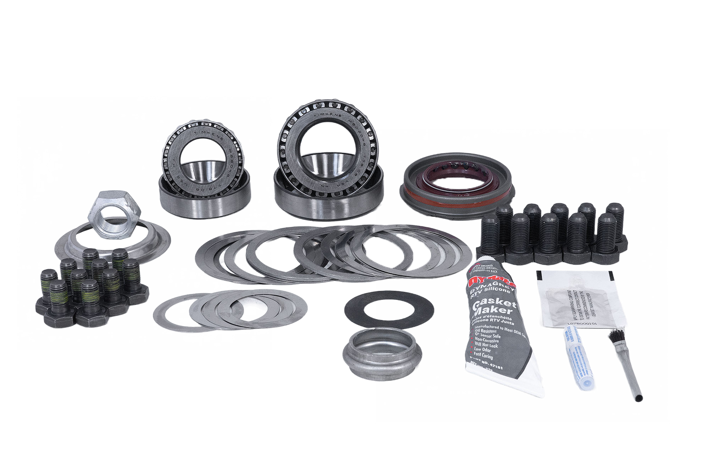 Dana 44 Rear Jeep Wrangler JK Non-Rubicon Ring Pinion Bearing Kit Revolution Gear and Axle