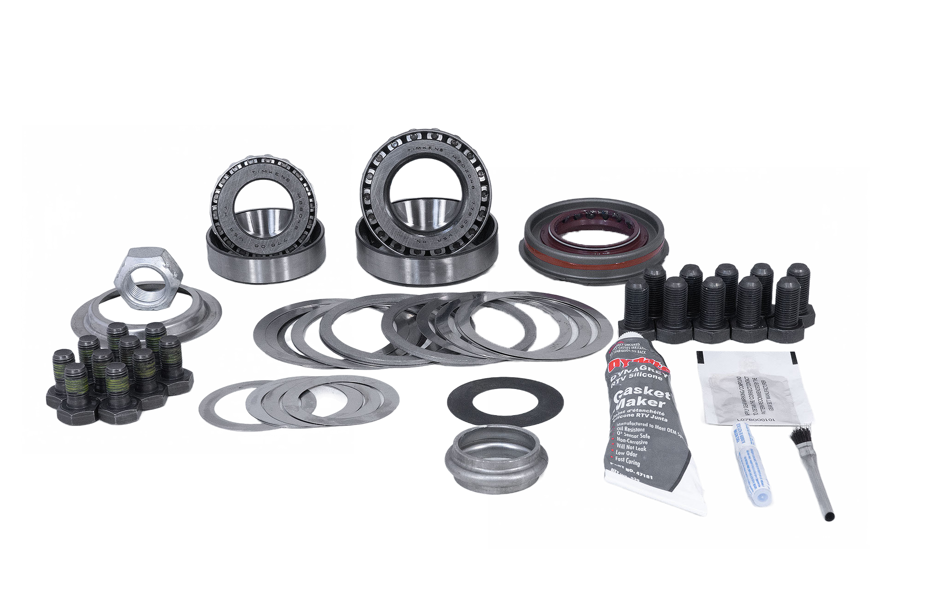 Dana 44 Rear Jeep Wrangler JK Non-Rubicon Ring Pinion Bearing Kit Revolution Gear and Axle