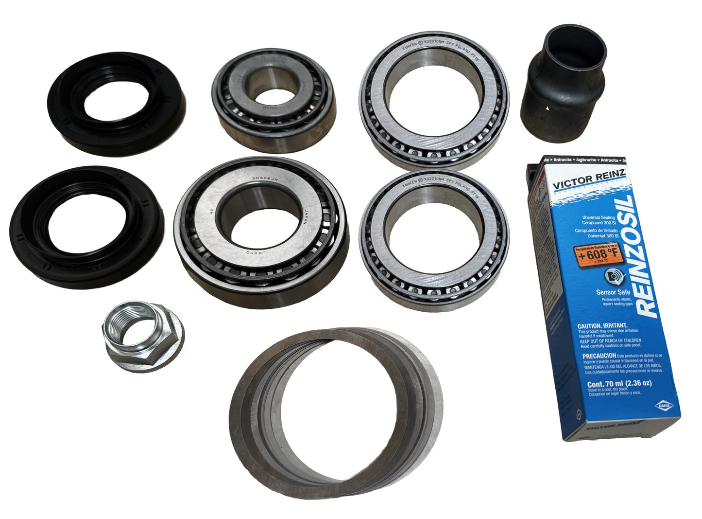 Toyota 9.5 Inch Rear Land Cruiser 1998-07 with Locker Ring Pinion Master Install Kit Revolution Gear and Axle
