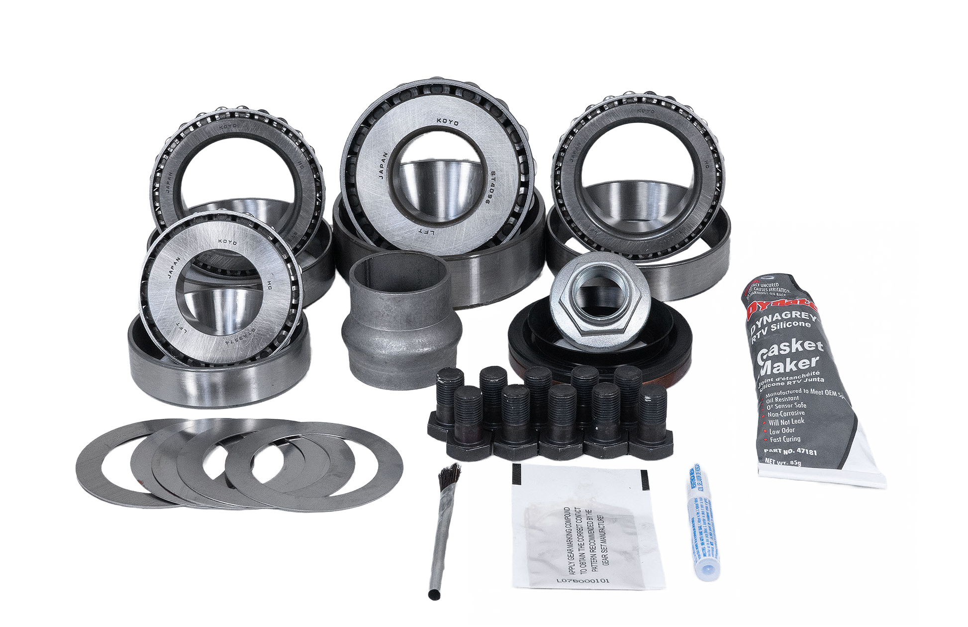 Toyota 8.2 Inch Rear with Locker Ring Pinion Master Install Kit Revolution Gear and Axle