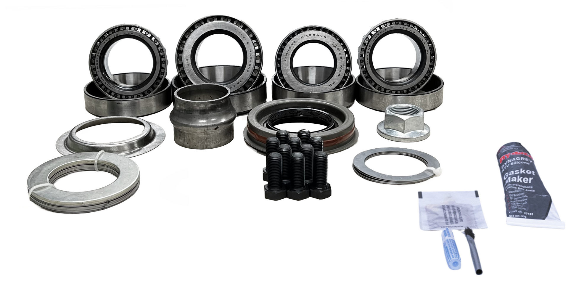 Dana 30 Front Jeep Wrangler JL 186MM Ring Pinion Master Install Kit Revolution Gear and Axle