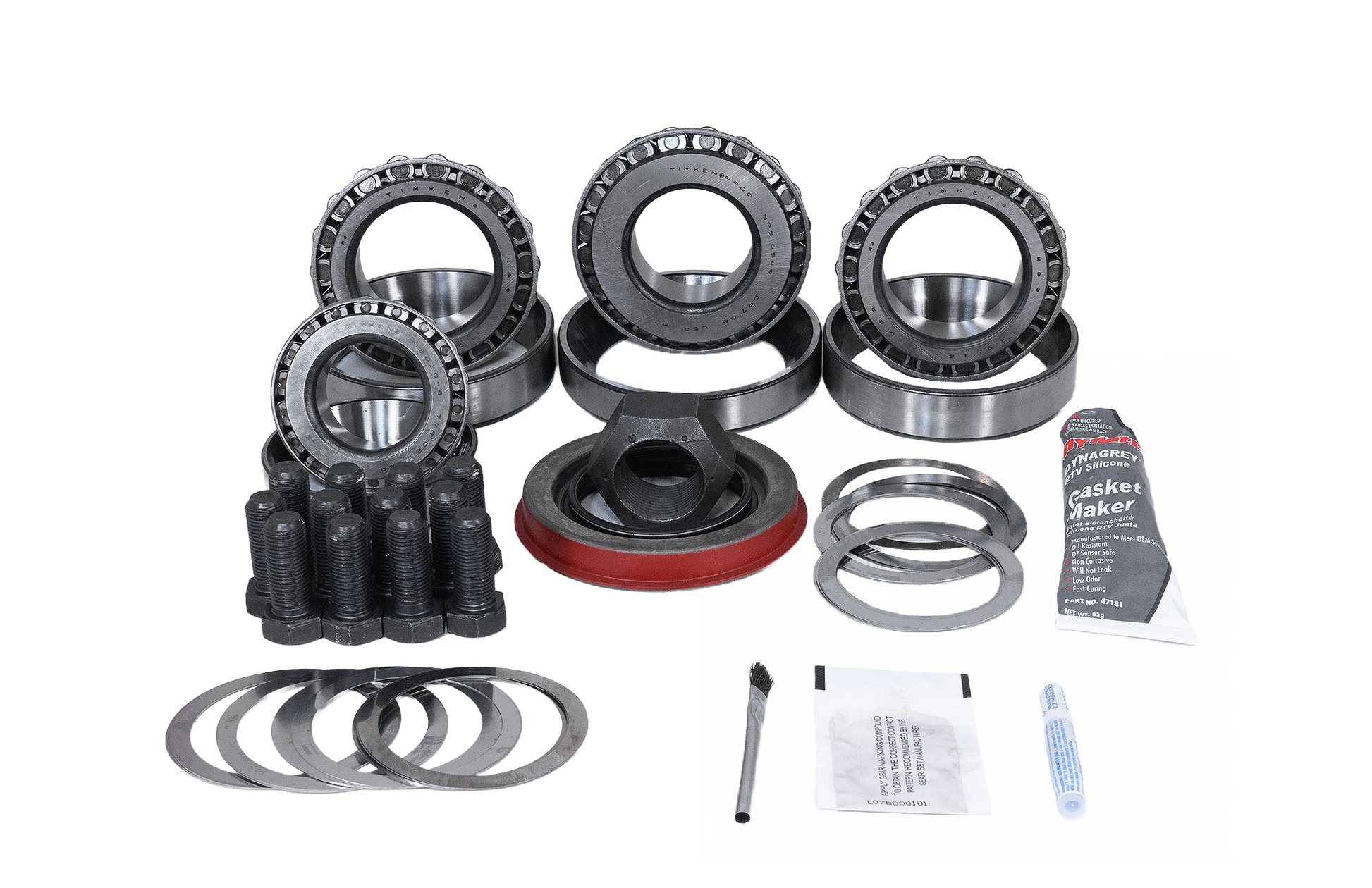 Dana 80 Rear Ford Ring Pinion Master Install Kit Revolution Gear and Axle