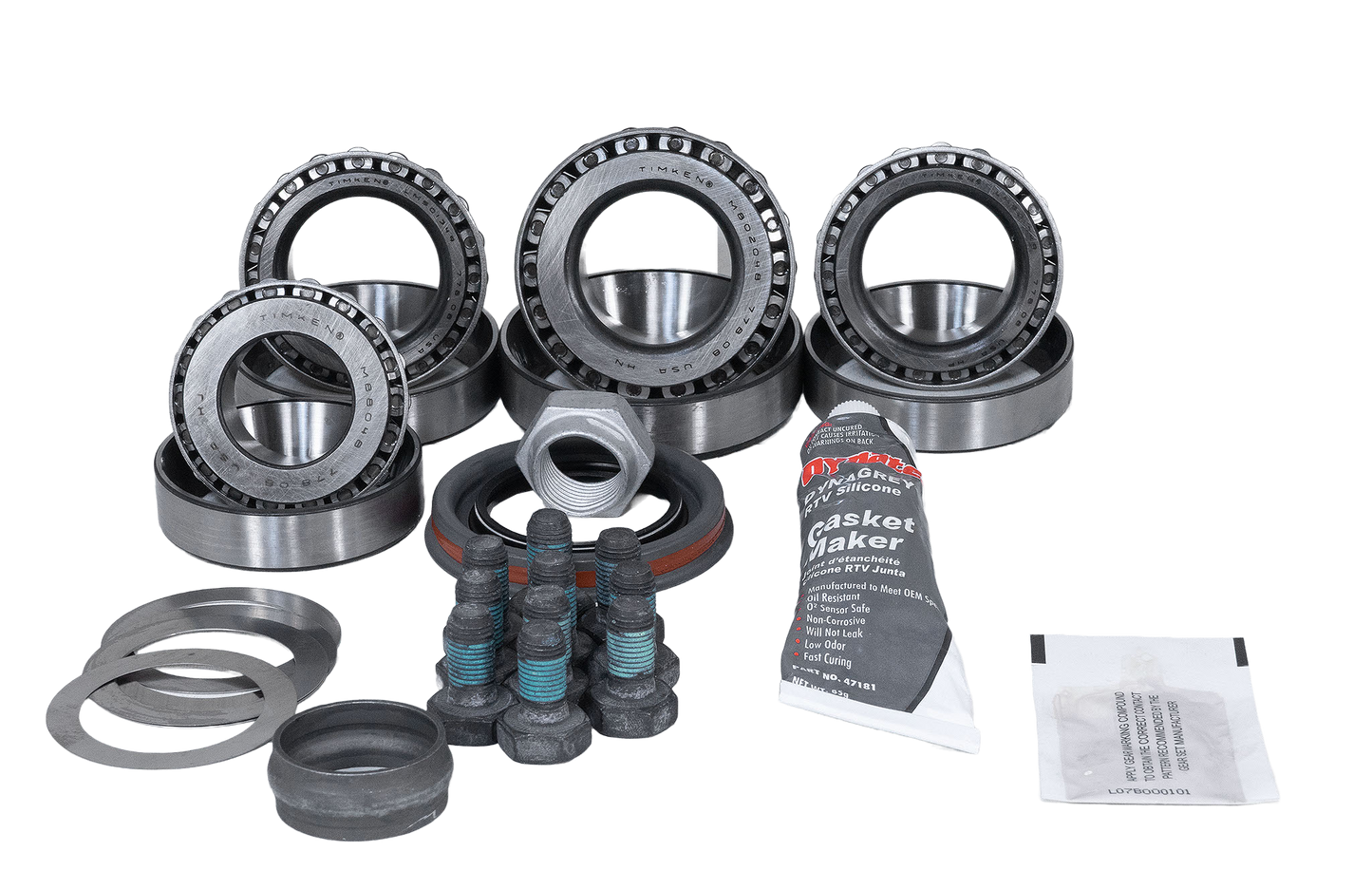 GM 8.25 Inch IFS Ring Pinion Master Install Kit Revolution Gear and Axle