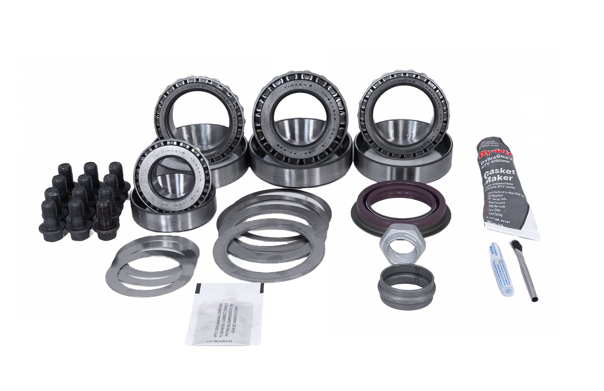 AAM 9.25 Inch Front Ring Pinion Master Install Kit Revolution Gear and Axle
