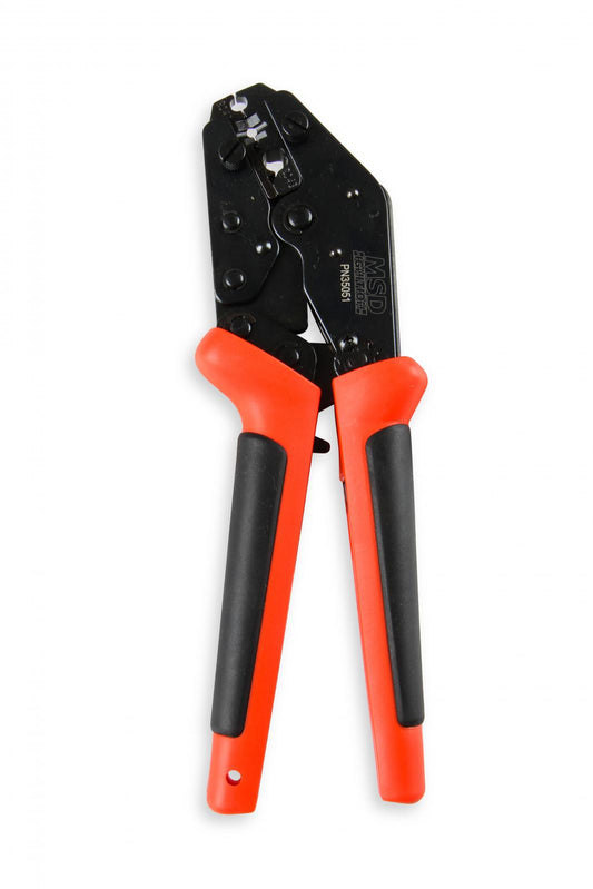 Pro Crimp Tool, Ratchet Action The Pro-Crimp Features Interchangeable Jaws Allowing For A Variety Of Different Style Crimps With One Heavy-Duty Tool MSD Ignition