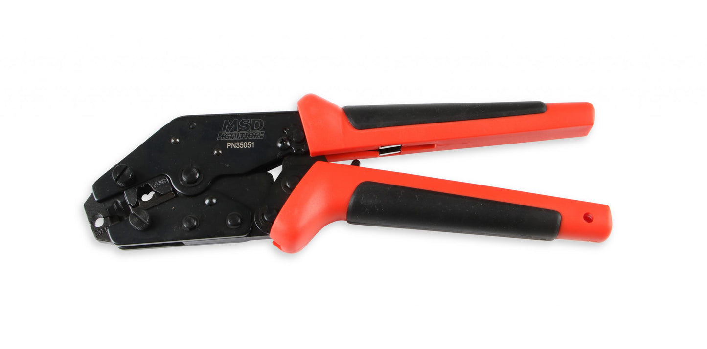 Pro Crimp Tool, Ratchet Action The Pro-Crimp Features Interchangeable Jaws Allowing For A Variety Of Different Style Crimps With One Heavy-Duty Tool MSD Ignition-1