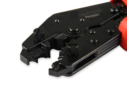 Pro Crimp Tool, Ratchet Action The Pro-Crimp Features Interchangeable Jaws Allowing For A Variety Of Different Style Crimps With One Heavy-Duty Tool MSD Ignition-4