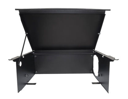 Deluxe Cargo Enclosure - 18-23 Wrangler JL {21-23 Exc. 4XE} 4-Door w/ OEM Subwoofer Black Products Tuffy Security-7