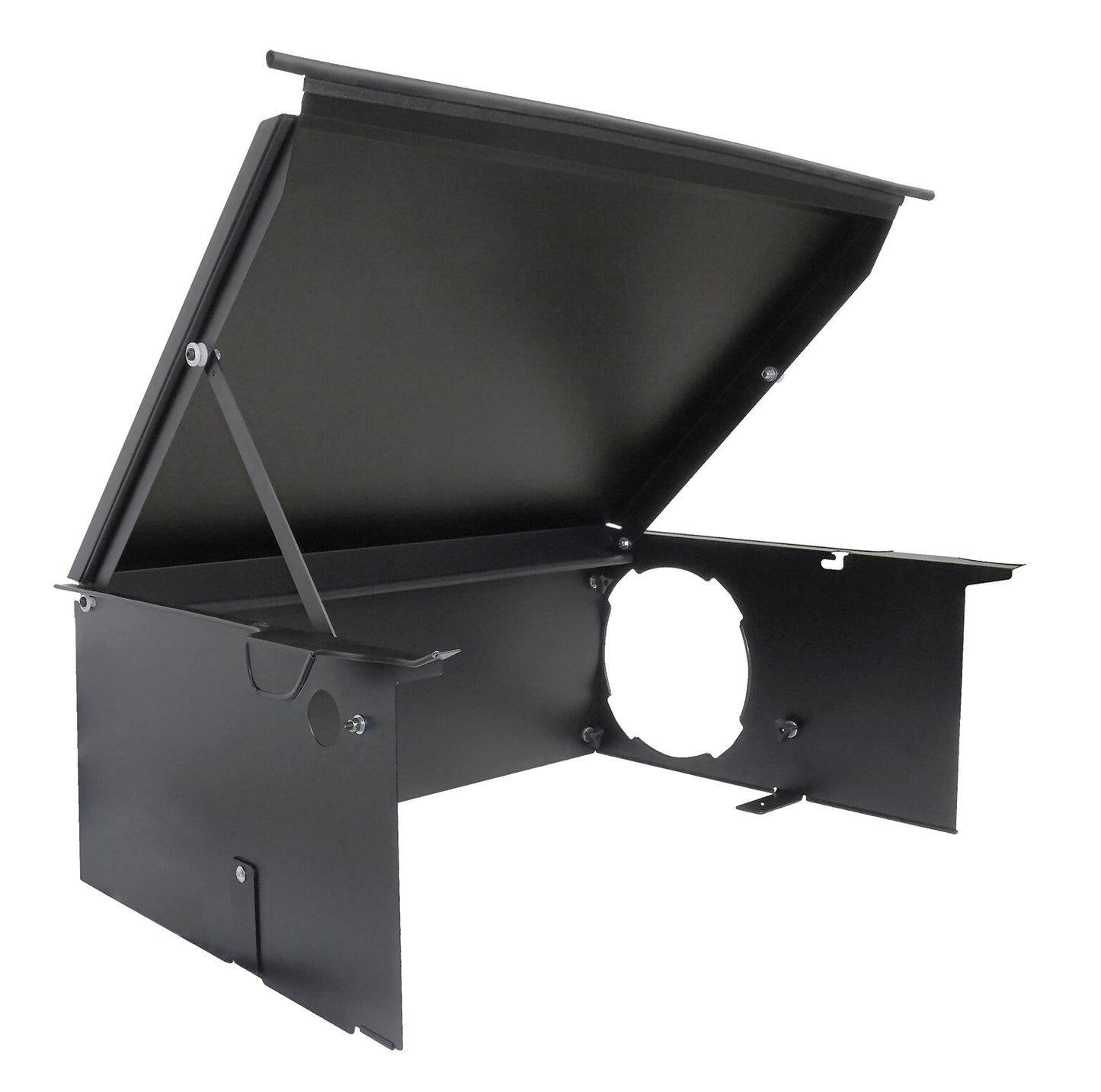 Deluxe Cargo Enclosure - 18-23 Wrangler JL {21-23 Exc. 4XE} 4-Door w/ OEM Subwoofer Black Products Tuffy Security-8
