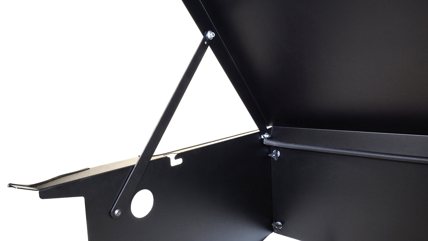 Deluxe Cargo Enclosure - 18-23 Wrangler JL {21-23 Exc. 4XE} 4-Door w/ OEM Subwoofer Black Products Tuffy Security-9