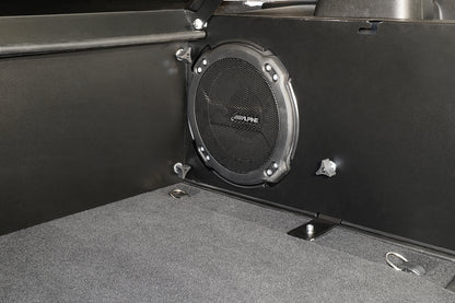 Deluxe Cargo Enclosure - 18-23 Wrangler JL {21-23 Exc. 4XE} 4-Door w/ OEM Subwoofer Black Products Tuffy Security-10