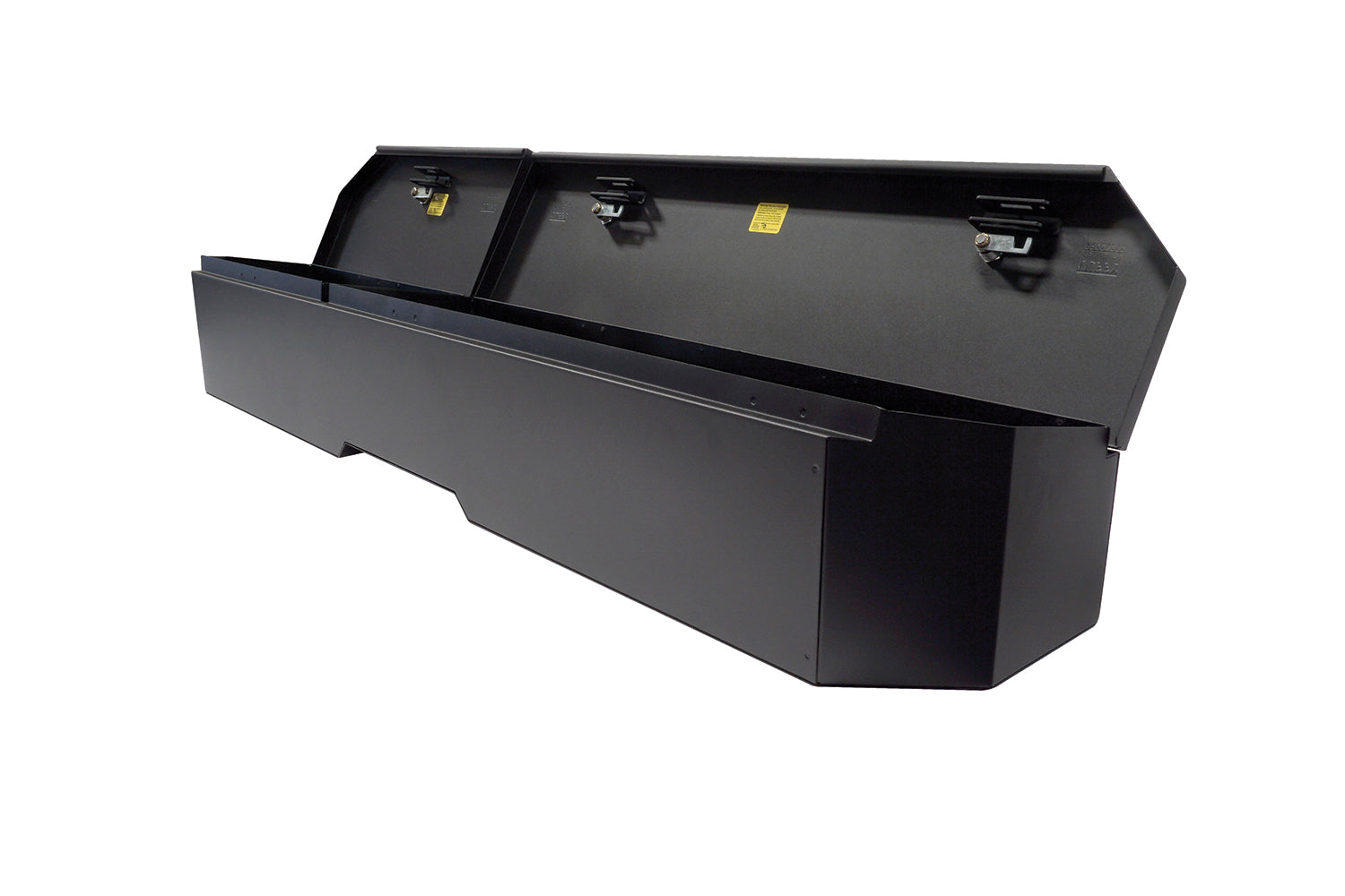 Rear Underseat Lockbox 19-23 Silverado/Sierra 1500 {19 New Body Style} / 20-21 2500HD/3500HD w/ Crew, Extended Cab Black Products Tuffy Security-2