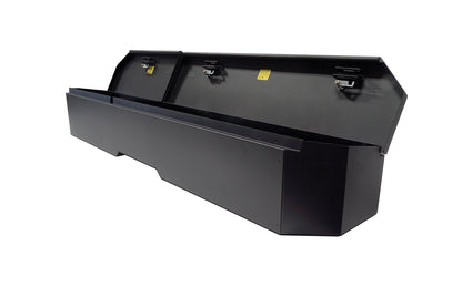 Rear Underseat Lockbox 19-23 Silverado/Sierra 1500 {19 New Body Style} / 20-21 2500HD/3500HD w/ Crew, Extended Cab Black Products Tuffy Security-2