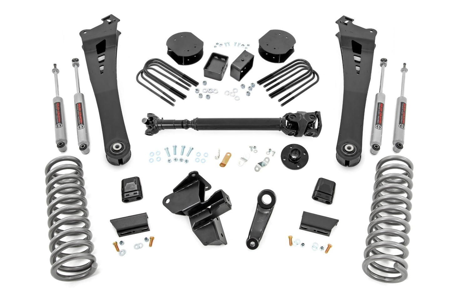 5 Inch Lift Kit Fr D/S 10 Bolt T-Case Ram 3500 4WD (2025-2026) Rough Country