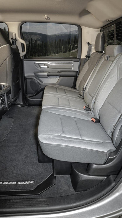 Rear Underseat Lockbox 19-23 Ram 1500 w/ Crew Cab Black Products Tuffy Security-10