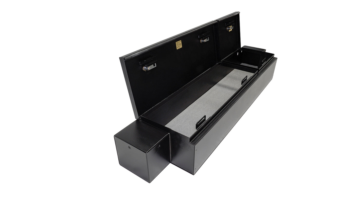 Rear Underseat Lockbox 19-23 Ram 1500 w/ Crew Cab Black Products Tuffy Security-4