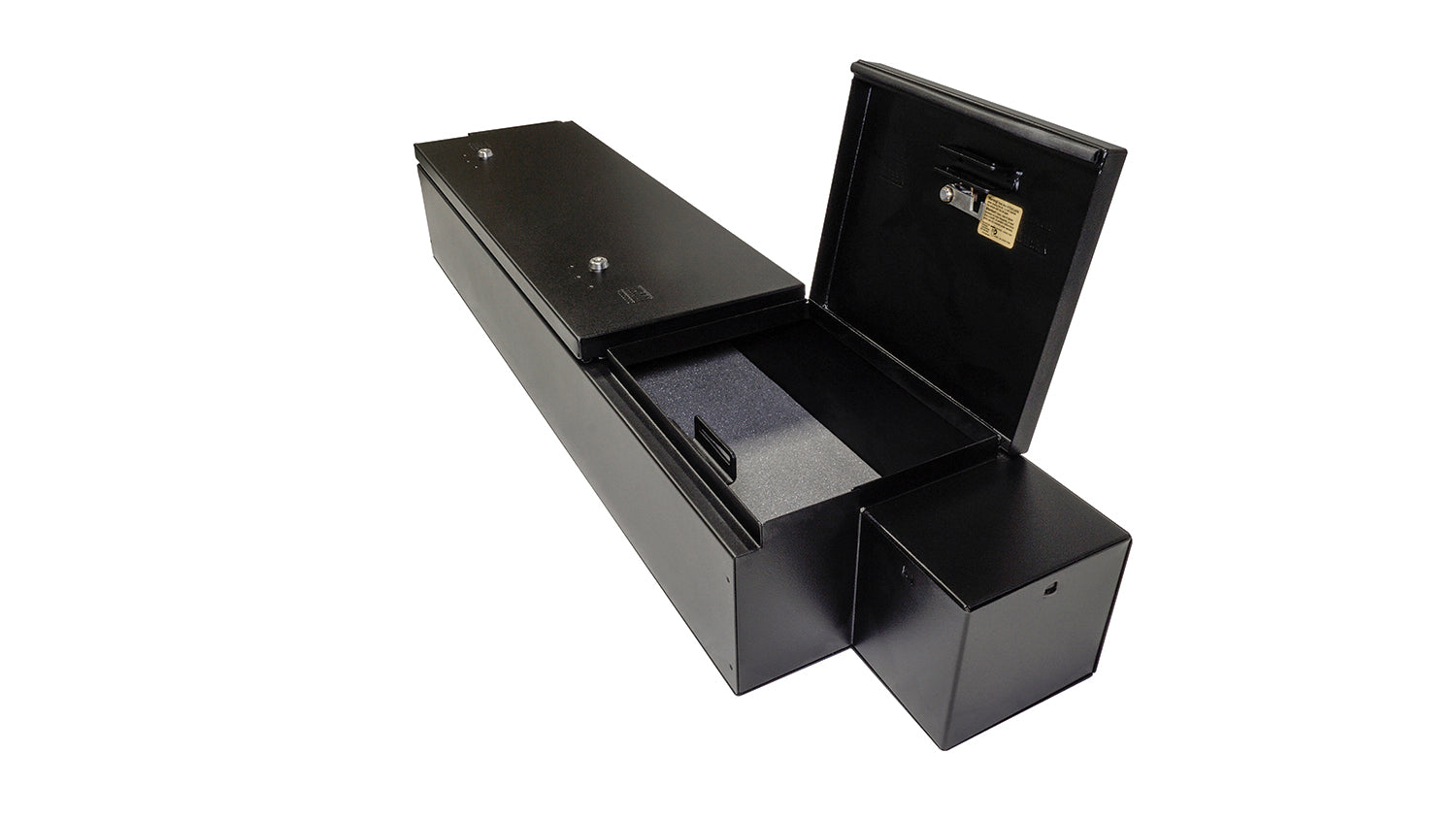 Rear Underseat Lockbox 19-23 Ram 1500 w/ Crew Cab Black Products Tuffy Security-7