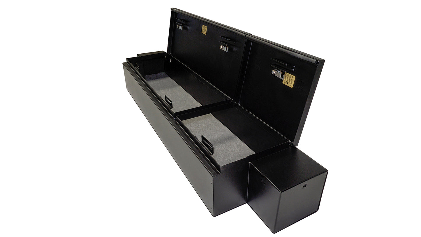 Rear Underseat Lockbox 19-23 Ram 1500 w/ Crew Cab Black Products Tuffy Security-8