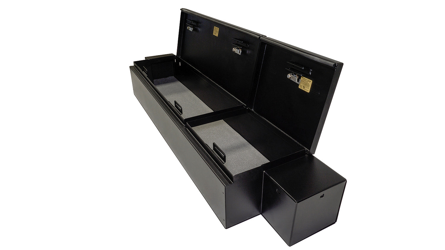 Rear Underseat Lockbox 19-23 Ram 1500 w/ Crew Cab Black Products Tuffy Security-8