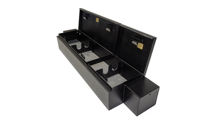 Rear Underseat Lockbox 19-23 Ram 1500 w/ Crew Cab Black Products Tuffy Security-9