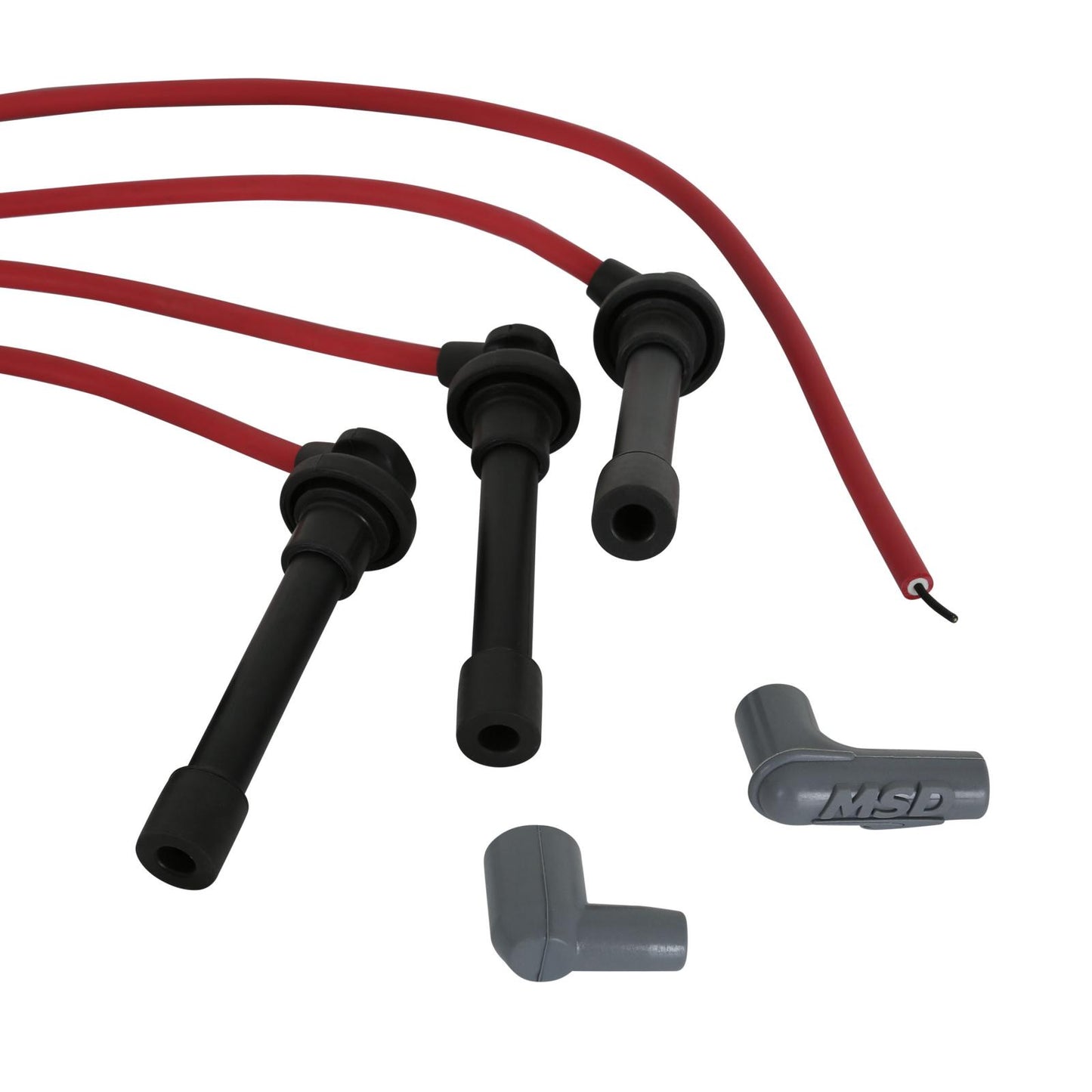 Super Conductor Spark Plug Wire Set Honda Civic 1.6L '92-'00 W/Tower Cap The 8.5Mm Super Conductor Wire Is The Performance Wire MSD Ignition-1