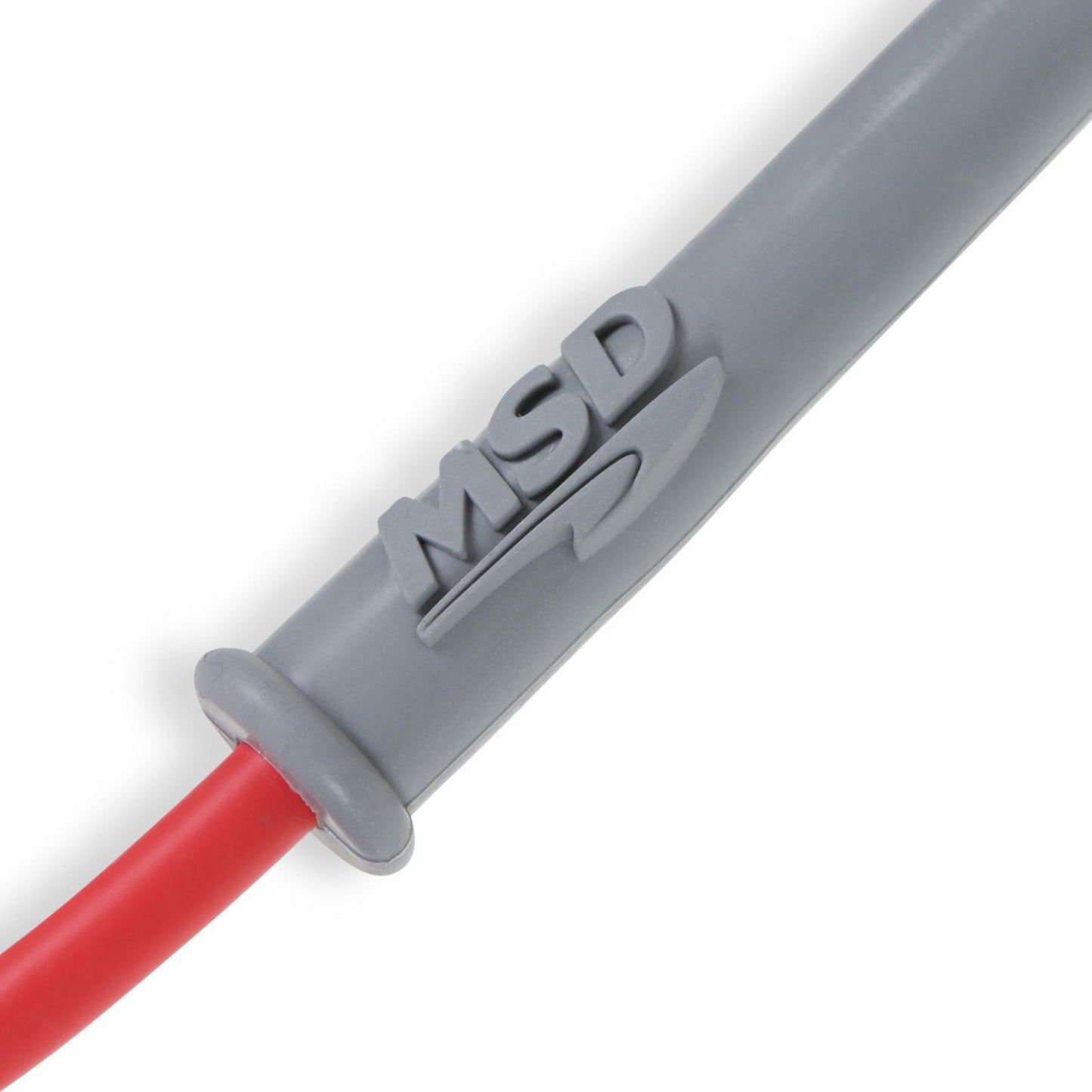 Super Conductor Spark Plug Wire Set Ford 289-302, W/Hei Cap For Use With Ford Small Block, 289-302 With Hei Cap, Red Jacket MSD Ignition-3